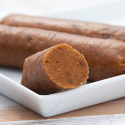 Homemade vegan sausage