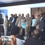 Botswana's president gives gifts of elephant feet stools