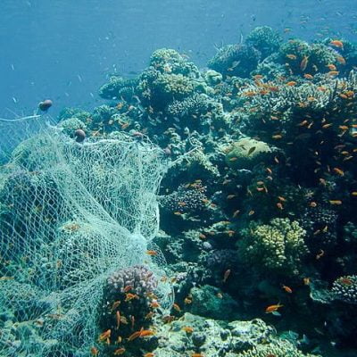 Ghost fishing nets