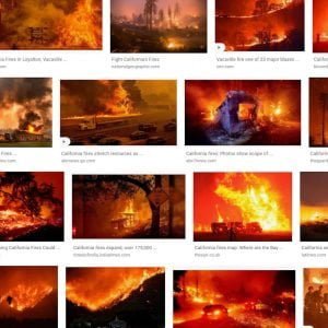 The news on California's forest fires