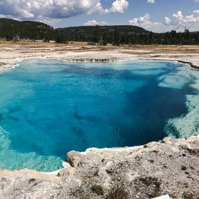 Thermal water feature Yellowstone NP