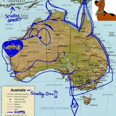 Australia is Scooby-Doo