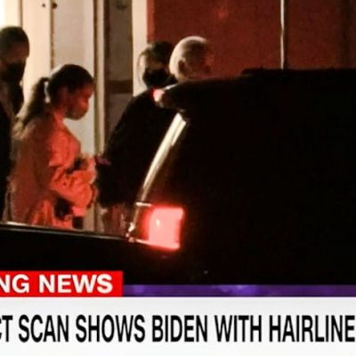 Biden leaving medical facility: Walter Reed Medical Center.