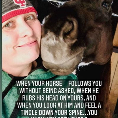 When your horse loves you