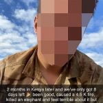 Lewis's Snapchat image