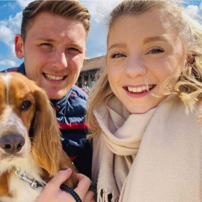 Owners Hannah May Washington and Jordan Shearman with Roo