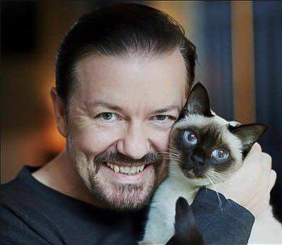 Gervais and his cat