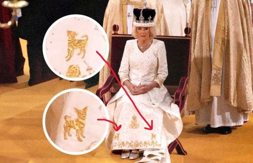 Camilla's coronation gown